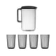 thumbnail image 4 of Jarra De Agua Para Puerta De Nevera Con Tapa, Jarra De Nevera De 2 L Para Jugo, Bebida De Limonada, 5 Uds., Gris, 4 of 5