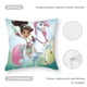 thumbnail image 5 of Nella la Princesa Caballero Fundas de almohada de terciopelo con tema, regalos de funda de almohada, decoración para el hogar, cojín de lanzar, regalo de cumpleaños para fans y parejas.30*30cm., 5 of 6