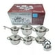 thumbnail image 2 of Juego Set De Ollas Swiss Home 12 Piezas Acero Inoxidable, 2 of 3