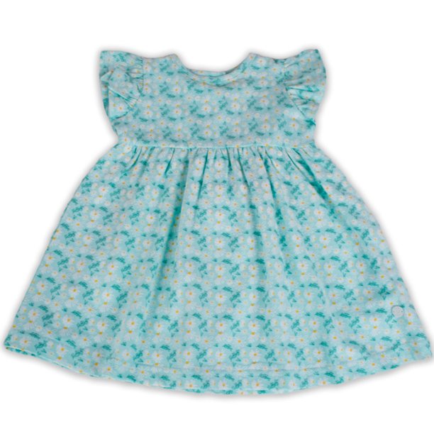 Vestido Jersey Estampado Bebé Niña Menta Pillin