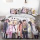 thumbnail image 1 of Att-ack on Gi-ant Eren L-evi Ani-me Soft 3D Pri-nted Du-vet Cover -Bedd-ing Set with Co-mforte-r Cover-, 1 of 5