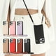 thumbnail image 2 of Crossbody Strap Shockproof Phone Bag And Wallet With Mirror Black Artificial Leather With Silver Detail Snap Phone Case Fit For IPhone 14 Promax 13 12 Pro Max, 2 of 2