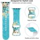 thumbnail image 2 of Pulseras de reloj YAGEDOVIU Holiday compatibles con silicona de 38 mm a 42 mm, 2 of 6