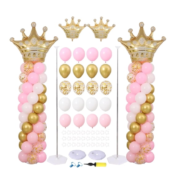 Kit de columnas de globos para fiesta de princesa Zyloon con 2 juegos