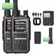 thumbnail image 1 of Baofeng UV 5R Mini Ham Radio Multi-Bandas Walkie Talkies Programación inalámbrica 999CH Banda de aire Radio de dos vías NOAA Policía que recibe  gris(2pcs), 1 of 6