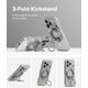 thumbnail image 5 of Anillo inteligente magnético dual Phone Grip Ringke, plata satinada, 5 of 9