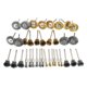 thumbnail image 1 of 36PC Mini Brush Set 3mm 1/8 "Vástago Cepillo De Alambre Taladro De Rueda De Copa De Latón NUEVO, 1 of 5