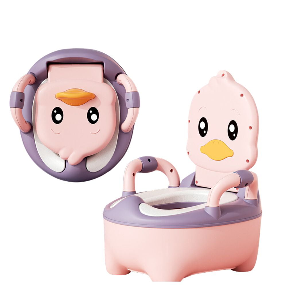 Crusec - Mi Primera Pelela Patito Confort Aprendizaje Baño Bebe - Rosa