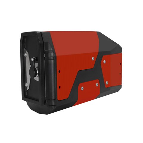 Magideal - Caja De Herramientas Para Motocicleta, Caja Lateral Para Motocicleta, Caja De Herramientas Resistente Al Agua De Primera Calidad, Caja Lateral Para R1 Rojo