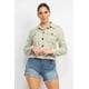 thumbnail image 1 of Chaqueta CCwholesalesclothings Tweed A Cuadros Con Botones Sage, 1 of 5