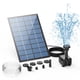 thumbnail image 1 of Bomba solar para fuente AISITIN de 2,5 W con 6 boquillas y tubo de 1,2 m, 1 of 7