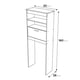 thumbnail image 3 of Mueble de Baño WC Ahorrador de Espacio Color Enigma, 3 of 3