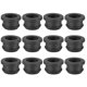 thumbnail image 1 of Uxcell 3/4 pulgada Arandelas de Goma, 12 piezas Arandela de Sombrero para Cableado de Gasket Tapones de Agujero, Negro, 1 of 5