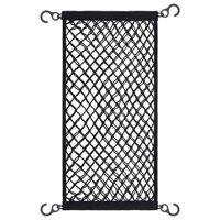 Magideal - Bolsa De Red De Almacenamiento De Carga Para Carrito, Organizador Elástico De Doble Capa, Bolsa De Malla Colgante Resistente, Bolsa Para Suv, Camionet