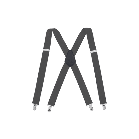 Tirantes suspensores para pantalones 110 cm, gris