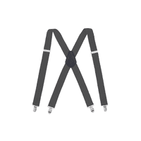 Genérico - Tirantes Suspensores Para Pantalones 110 Cm, Gris