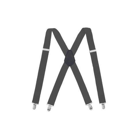 Genérico - Tirantes Suspensores Para Pantalones 110 Cm, Gris