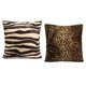 thumbnail image 4 of 2Pcs 45x45cm Animal Print Funda de almohada Leopard Zebra Sofa Car Cojín cubierta A, 4 of 5