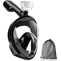 Ez-Life - Mascara Buceo Full Face L/Xl Silicona Negra Adulto