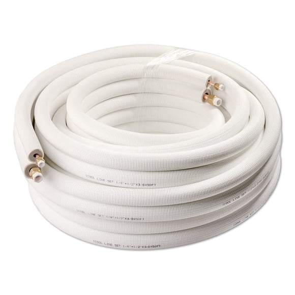 Juego de líneas de cobre para mini split ICOOL de 15 m con tuberías aisladas