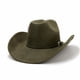 thumbnail image 1 of Sombrero Vaquero Cowboy Western Unisex Adulto - Festivales verde Talla Única, 1 of 7