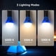 thumbnail image 2 of Farol LED para acampar Lepro, 3 modos de iluminación con pilas, paquete de 4, 2 of 7