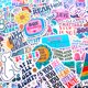 thumbnail image 4 of Pack de pegatinas Puraesla 150 uds impermeables - Salud mental, 4 of 9