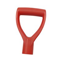 Magideal - Accesorios De Mango De Pala,Larga Vida Útil Suave,Pp,Mango De Pala De Nieve De Pala Roja Para Pala De Jardín, Rastrillo De Excavación, Herramienta De , Largo Tipo D