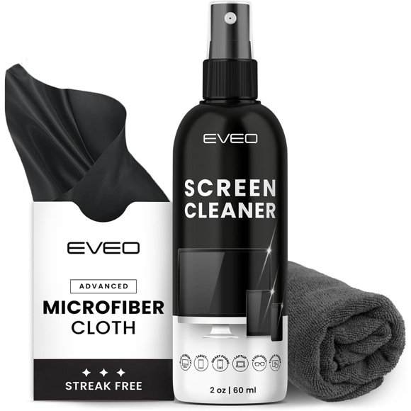EVEO Screen Cleaner Spray and Wipe para pantallas