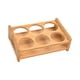 thumbnail image 4 of Soporte De Madera Para Vaso De Chupito, Soporte De Almacenamiento Para Vasos De Bebida Para Fiesta En Casa, 6 Agujeros, 4 of 5