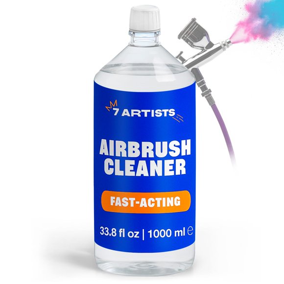 Limpiador de Aerógrafo 7 Artists 1000 ml de Acción Rápida