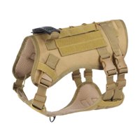 Magideal - Arnés Para Perros Con Asa De Fácil Control, Chaleco De Servicio Para Mascotas, Arnés Antitirones Para Perros De Razas , Para Viajes Al Aire Amarillo S