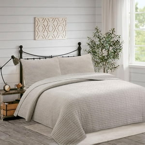 Dib - Quilt Patchwork Formas 230X240 Taupe