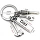 thumbnail image 3 of Dad Tool: Key Hammer Screwdriver Wrench Metal Keychain For Men, 3 of 3