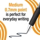 thumbnail image 4 of Bolígrafo de gel BIC Gelocity Pro, 0,7 mm, tinta negra de punta media, 12 unidades, 4 of 7
