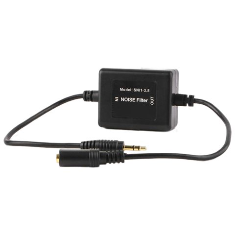 Magideal - Aislador De Ruido De Bucle , Filtro De Ruido De Eliminación De Ruido Eléctrico De 3,5 Mm, Para Sistema Estéreo Doméstico De Audio Aux Para