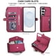 thumbnail image 4 of Para Samsung Galaxy A37 5G Bloqueo RFID Multifuncional 2 en 1 Funda de Billetera de Cuero PU Suave con Tapa Magnética Ranuras para Múltiples Tarjetas Bolsillo con Cierre con Correa de Hombro y, 4 of 9
