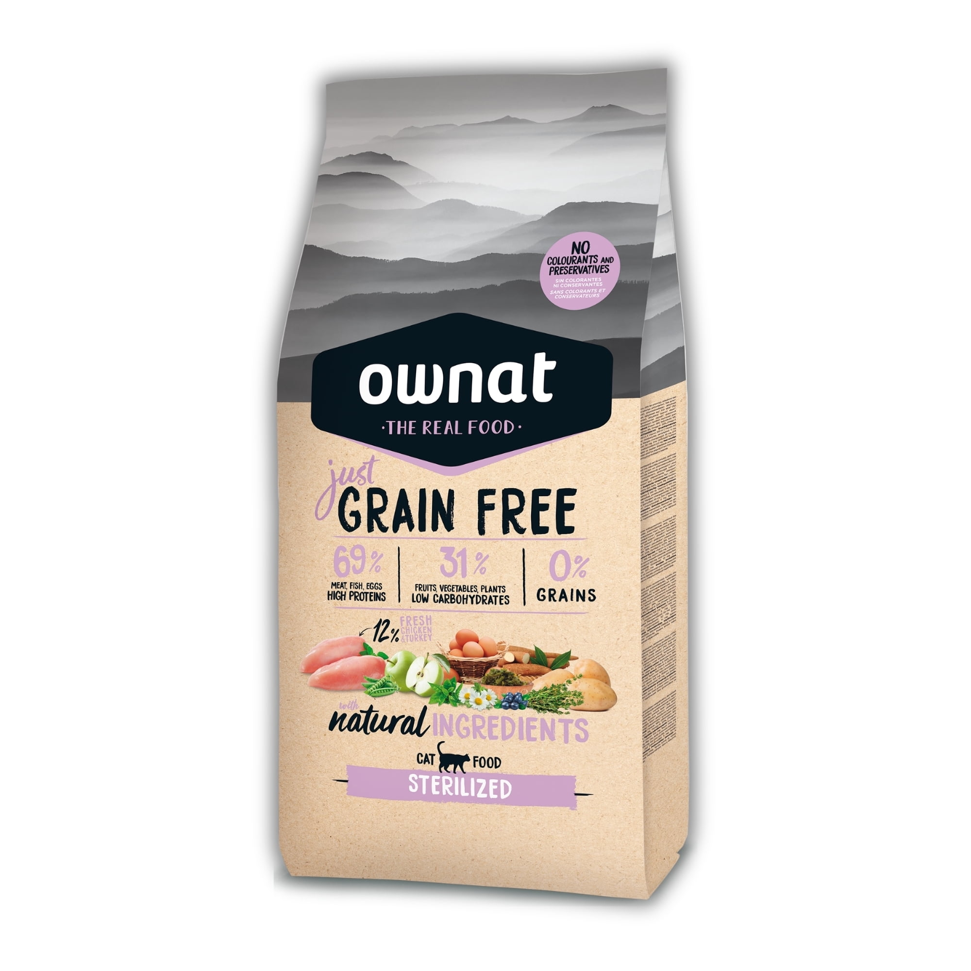 Alimento para gatos Grain Free Sterilized Cat 8 Kg
