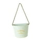 thumbnail image 2 of Maceta Colgante Semicircular Con Cuerda Para Balcones, Patios, Color Blanco, 2 of 3