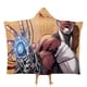 thumbnail image 1 of Cyborg Manta Capa con Capucha Anti-Bolitas, Manta de Lana Ártica Suave, Manta Portátil de Felpa Ligera y Lujosa, Poncho para Siesta en Casa y Oficina, 100*130cm, 1 of 6