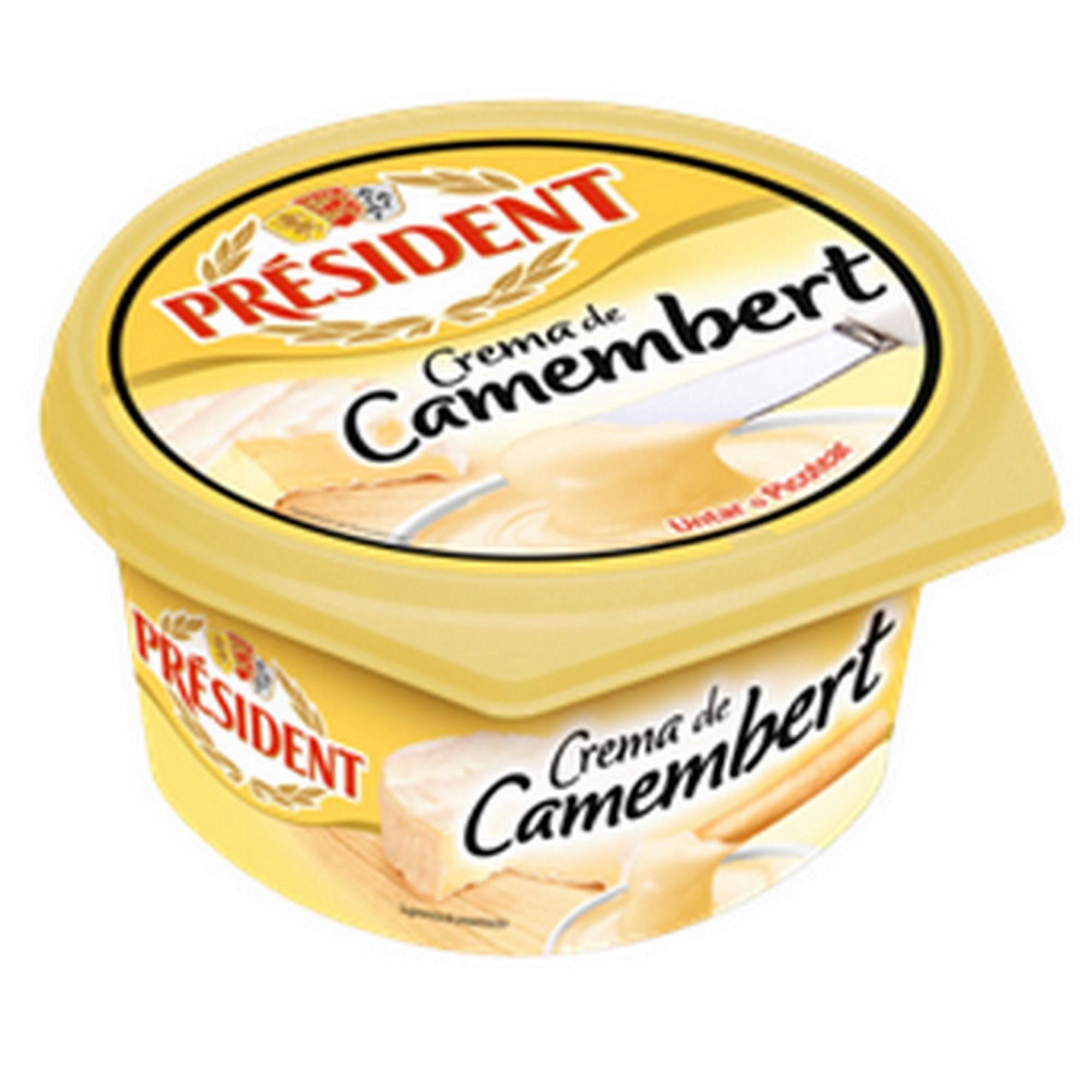 Crema de queso camembert pote, 125 g