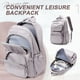 thumbnail image 1 of Water-Resistant School Backpack Nylon Casual Youth Lightweight Bags Adjust Strap Girls Bookbag Zipper Student Laptop Schoolbag, 1 of 3
