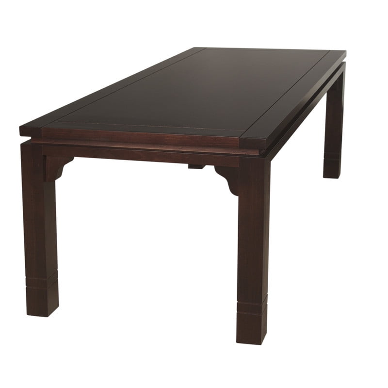 Arthome - Mesa De Comedor Luciana Rectangular 92 X 200 Cm Madera Color Chocolate