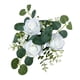 thumbnail image 2 of Anillos De Vela Coronas Florales Artificiales Para Sala De Estar Mesa De Comedor Mesa Blanca, 2 of 3