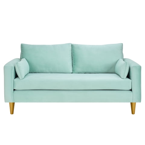 Bodevir - Sofa Sky 3C Felpa 01 Verde Agua