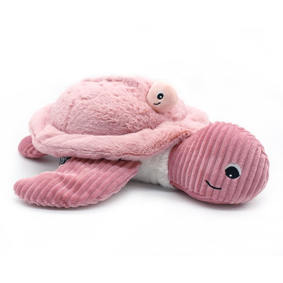 Peluche Tortuga Gigante Sauvenou Mamá Y Bebé - Rosa
