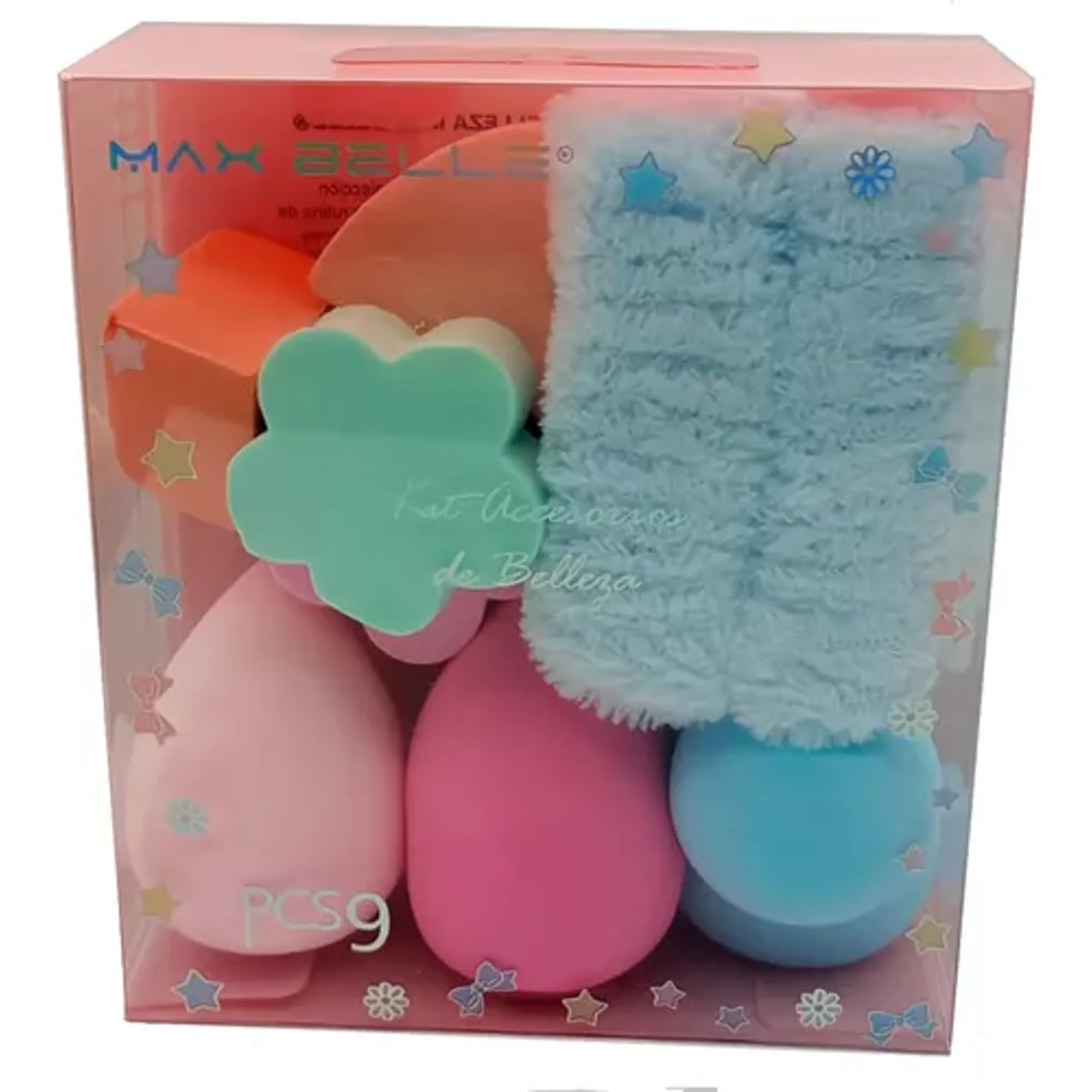 Max Belle - Kit Accesorios De Belleza 9 Pcs