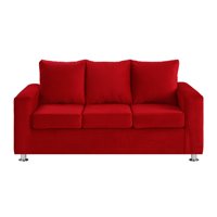 Bodevir - Sofa Kendy 3C Felpa 12 Rojo