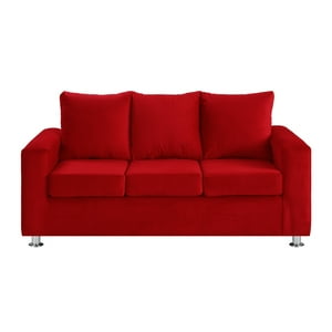 Bodevir - Sofa Kendy 3C Felpa 12 Rojo