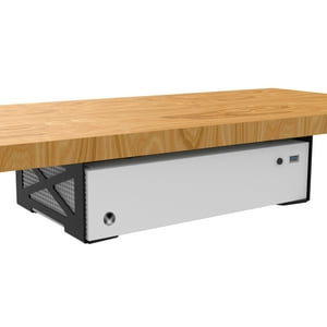 Soporte De Almacenamiento Bajo Escritorio Aaronmei Negro